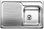   BLANCO CLASSIC 40S 18/10 selyemfényű rozsdamentes acél mosogató / mosogatótálca, tartozék nélkül, excenter nélkül, jobbos, 511124
