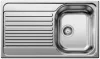   BLANCO TIPO 45S 18/10 natúr rozsdamentes acél mosogató / mosogatótálca, 3 1/2" lefolyóval, excenter nélkül, 511942