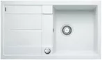   BLANCO METRA 5S PD SILGRANIT™ PuraDur™ fehér színű mosogatótálca / gránit beépíthető mosogató, excenterrel, 513037