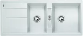 BLANCO METRA 8S PD Silgranit fehér színű mosogatótálca / gránit beépíthető mosogató, excenter nélkül, 513064 BLANCO METRA 8S PD Silgranit fehér színű mosogatótálca / gránit beépíthető mosogató, excenter nélkül, 513064