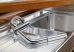 BLANCO LINUS-S-F HD / álló króm rozsdamentes acél magasnyomású konyhai mosogató csaptelep, ablak elé szerelhető, 140 fokban elfordítható magas kifolyóval, kihúzató fejjel, 514023