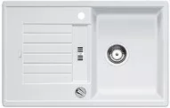 BLANCO ZIA 45S Silgranit PuraDur II fehér színű egymedencés gránit mosogatótálca / csepptálcás gránit beépíthető mosogató, excenterrel, 514718 BLANCO ZIA 45S Silgranit PuraDur II fehér színű egymedencés gránit mosogatótálca / csepptálcás gránit beépíthető mosogató, excenterrel, 514718