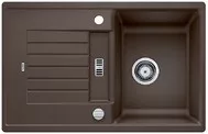 BLANCO ZIA 45S Silgranit PuraDur II kávé színű egymedencés gránit mosogatótálca / csepptálcás gránit beépíthető mosogató, excenterrel, 515069 BLANCO ZIA 45S Silgranit PuraDur II kávé színű egymedencés gránit mosogatótálca / csepptálcás gránit beépíthető mosogató, excenterrel, 515069