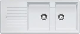 BLANCO ZIA 8S PD Silgranit fehér színű mosogatótálca / gránit beépíthető mosogató, excenter nélkül, 515597
