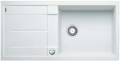BLANCO METRA XL 6S-F PD SILGRANIT® PuraDur® fehér színű mosogatótálca / gránit beépíthető mosogató, excenterrel, 516522