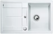 BLANCO METRA 45 S-F PD SILGRANIT™ PuraDur™ fehér színű mosogatótálca / gránit beépíthető mosogató, excenterrel, 519083 BLANCO METRA 45 S-F PD SILGRANIT™ PuraDur™ fehér színű mosogatótálca / gránit beépíthető mosogató, excenterrel, 519083