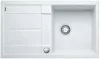   BLANCO METRA 5S-F PD SILGRANIT™ PuraDur™ egymedencés + csepptálcás fehér színű mosogatótálca / gránit beépíthető mosogató, excenterrel, 519099