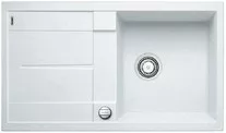 BLANCO METRA 5S-F PD SILGRANIT™ PuraDur™ egymedencés + csepptálcás fehér színű mosogatótálca / gránit beépíthető mosogató, excenterrel, 519099 BLANCO METRA 5S-F PD SILGRANIT™ PuraDur™ egymedencés + csepptálcás fehér színű mosogatótálca / gránit beépíthető mosogató, excenterrel, 519099