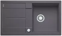 BLANCO METRA 5S-F PD SILGRANIT™ PuraDur™ egymedencés + csepptálcás palaszürke színű mosogatótálca / gránit beépíthető mosogató, excenterrel, 519102 BLANCO METRA 5S-F PD SILGRANIT™ PuraDur™ egymedencés + csepptálcás palaszürke színű mosogatótálca / gránit beépíthető mosogató, excenterrel, 519102