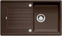 BLANCO ZIA 5S PD Silgranit PuraDur II kávé színű egymedencés gránit mosogatótálca / csepptálcás gránit beépíthető mosogató, excenterrel, 520510 BLANCO ZIA 5S PD Silgranit PuraDur II kávé színű egymedencés gránit mosogatótálca / csepptálcás gránit beépíthető mosogató, excenterrel, 520510