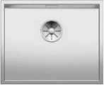   BLANCO ZEROX 500-U SteelArt Durinox® felületű selyemmatt rozsdamentes acél mosogató / mosogatótálca, InFino, C-overflow®, 521559