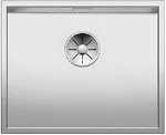 BLANCO ZEROX 500-U SteelArt Durinox® felületű selyemmatt rozsdamentes acél mosogató / mosogatótálca, InFino, C-overflow®, 521559
