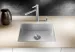 BLANCO ZEROX 500-U SteelArt Durinox® felületű selyemmatt rozsdamentes acél mosogató / mosogatótálca, InFino, C-overflow®, 521559