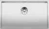   BLANCO ZEROX 700-U SteelArt Durinox® felületű selyemmatt rozsdamentes acél mosogató / mosogatótálca, InFino, C-overflow®, 521560
