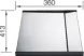 BLANCO ZEROX 700-U SteelArt Durinox® felületű selyemmatt rozsdamentes acél mosogató / mosogatótálca, InFino, C-overflow®, 521560