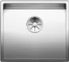   BLANCO CLARON 450-U InFino SteelArt selyemfényű rozsdamentes acél mosogató / mosogatótálca, 521575