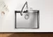 BLANCO CLARON 550-IF InFino SteelArt selyemfényű rozsdamentes acél mosogató / mosogatótálca, 521578