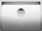   BLANCO CLARON 550-U InFino SteelArt selyemfényű rozsdamentes acél mosogató / mosogatótálca, 521579