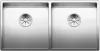   BLANCO CLARON 400/400-U InFino SteelArt selyemfényű rozsdamentes acél mosogató / mosogatótálca, 521618
