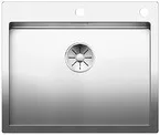 BLANCO CLARON 550-IF/A InFino SteelArt selyemfényű rozsdamentes acél mosogató / mosogatótálca, PushControl®, 521639