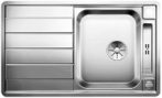   BLANCO AXIS III 45S-IF InFino rozsdamentes selyemfényű acél mosogató / mosogatótálca, tartozékkal, excenterrel, 522102