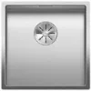   BLANCO CLARON 400-U DX Durinox™ SteelArt matt rozsdamentes acél mosogató / mosogatótálca, 523385