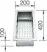 BLANCO CLARON 400-U DX Durinox™ SteelArt matt rozsdamentes acél mosogató / mosogatótálca, 523385
