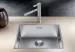 BLANCO CLARON 340-IF DX Durinox™ SteelArt matt rozsdamentes acél mosogató / mosogatótálca, 523388