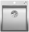   BLANCO CLARON 400-IF/A DX Durinox™ SteelArt matt rozsdamentes acél mosogató / mosogatótálca, PushControl™, 523392
