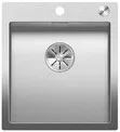   BLANCO CLARON 400-IF/A DX Durinox™ SteelArt matt rozsdamentes acél mosogató / mosogatótálca, PushControl™, 523392