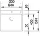 BLANCO CLARON 500-IF/A DX Durinox™ SteelArt matt rozsdamentes acél mosogató / mosogatótálca, PushControl™, 523393