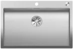   BLANCO CLARON 700-IF/A DX Durinox™ SteelArt matt rozsdamentes acél mosogató / mosogatótálca, PushControl™, 523394