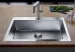 BLANCO CLARON 700-IF/A DX Durinox™ SteelArt matt rozsdamentes acél mosogató / mosogatótálca, PushControl™, 523394