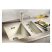 BLANCO SUBLINE 320-U fehér színű mosogatótálca / gránit beépíthető mosogató, excenter nélkül, 523410