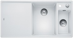 BLANCO AXIA III 6 S fehér színű PuraDur Silgránit jobbos mosogatótálca / gránit beépíthető mosogató / kőris vágódeszka tartozékkal / excenterrel, 523466