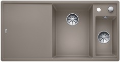 BLANCO AXIA III 6 S tartufo színű PuraDur Silgránit jobbos mosogatótálca / gránit beépíthető mosogató / üveg tartozékkal / excenterrel, 523480