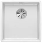 BLANCO SUBLINE 400-F fehér színű mosogatótálca / gránit beépíthető mosogató, excenter nélkül, 523497 BLANCO SUBLINE 400-F fehér színű mosogatótálca / gránit beépíthető mosogató, excenter nélkül, 523497
