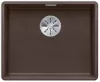   BLANCO SUBLINE 500-F PD kávé színű mosogatótálca / gránit beépíthető mosogató, excenter nélkül, 523537