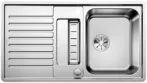   BLANCO CLASSIC Pro 5S-IF InFino selyemfényű rozsdamentes acél mosogatótálca, tartozékkal, excenterrel, 523663