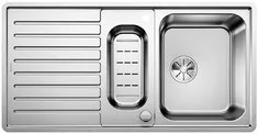 BLANCO CLASSIC Pro 6S-IF InFino selyemfényű rozsdamentes acél mosogatótálca, tartozékkal, excenterrel, 523665