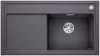   BLANCO ZENAR 5S-F PD SILGRANIT® PuraDur® C-overflow® palaszürke színű mosogatótálca / gránit beépíthető mosogató, tartozék nélkül, excenterrel, jobbos, 523874