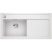 BLANCO ZENAR XL 6S PD fehér színű mosogatótálca / gránit beépíthető mosogató, kőris vágódeszkával, excenterrel, balos, 523988