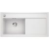   BLANCO ZENAR XL 6S PD fehér színű mosogatótálca / gránit beépíthető mosogató, tartozék nélkül, excenterrel, balos, 524001