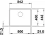 BLANCO SUBLINE 500-IF PD SteelFrame SILGRANIT® PuraDur® InFino® antracit színű mosogatótálca / gránit beépíthető mosogató, excenter nélkül, 524107 BLANCO SUBLINE 500-IF PD SteelFrame SILGRANIT® PuraDur® InFino® antracit színű mosogatótálca / gránit beépíthető mosogató, excenter nélkül, 524107