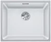   BLANCO SUBLINE 500-IF PD SteelFrame SILGRANIT® PuraDur® InFino® fehér színű mosogatótálca / gránit beépíthető mosogató, excenter nélkül, 524110