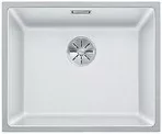 BLANCO SUBLINE 500-IF PD SteelFrame SILGRANIT® PuraDur® InFino® fehér színű mosogatótálca / gránit beépíthető mosogató, excenter nélkül, 524110 BLANCO SUBLINE 500-IF PD SteelFrame SILGRANIT® PuraDur® InFino® fehér színű mosogatótálca / gránit beépíthető mosogató, excenter nélkül, 524110