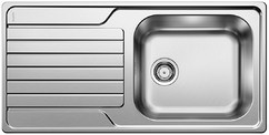 BLANCO DINAS XL 6 S rozsdamentes fényezett acél mosogató / mosogatótálca, csaplyuk nélkül, excenter nélkül, 524254