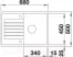 BLANCO ZIA 45S Compact PD Silgranit PuraDur II kávé színű egymedencés gránit mosogatótálca / csepptálcás gránit beépíthető mosogató, excenterrel, 524720 BLANCO ZIA 45S Compact PD Silgranit PuraDur II kávé színű egymedencés gránit mosogatótálca / csepptálcás gránit beépíthető mosogató, excenterrel, 524720