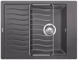 BLANCO ELON 45 S Silgranit Puradur palaszürke színű mosogatótálca / gránit beépíthető mosogató, excenterrel, 524815 BLANCO ELON 45 S Silgranit Puradur palaszürke színű mosogatótálca / gránit beépíthető mosogató, excenterrel, 524815