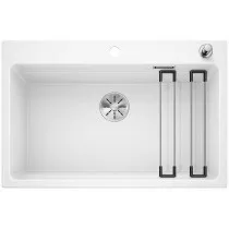 BLANCO ETAGON 8 Silgranit Puradur fehér színű mosogatótálca / gránit beépíthető mosogató, excenterrel, 525181 BLANCO ETAGON 8 Silgranit Puradur fehér színű mosogatótálca / gránit beépíthető mosogató, excenterrel, 525181